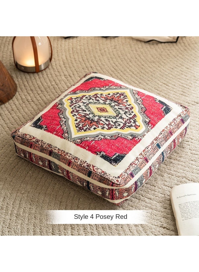 عام وسادة كرسي مربعة مقاس 45×45 سم، بمظهر فاخر، لغرفة النوم ومكتب الكراسي - Image 1